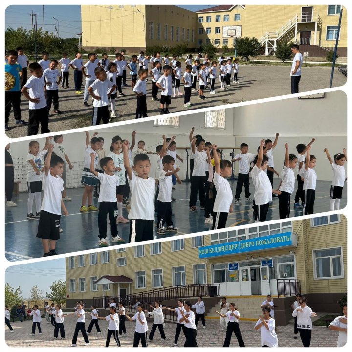 19 орта мектебінде қыркүйектің 8 күні білім алушылардың салауатты өмір салтын насихаттау мақсатында сергіту сәті ұйымдастырылды. #менспорттытаңдаймын #явыбираюспорт